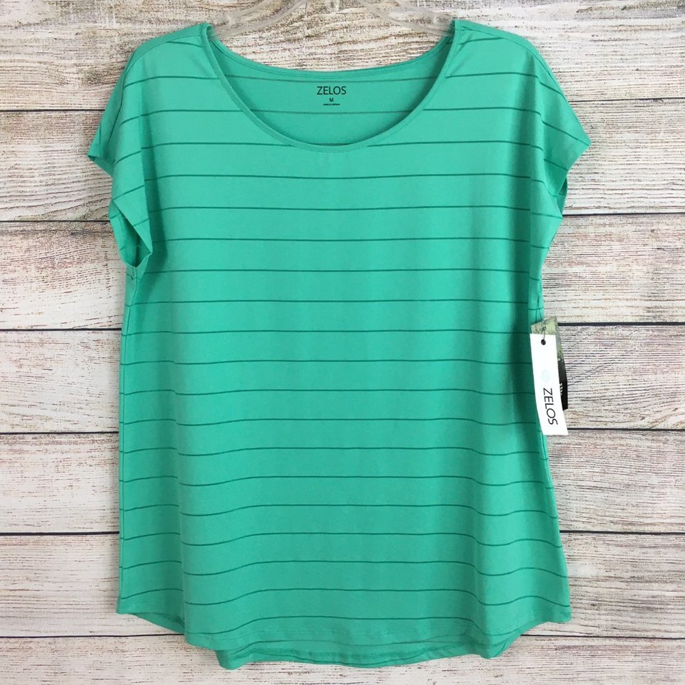 Zelos Activewear Top Jade Isla Stretch Dry Absorbs